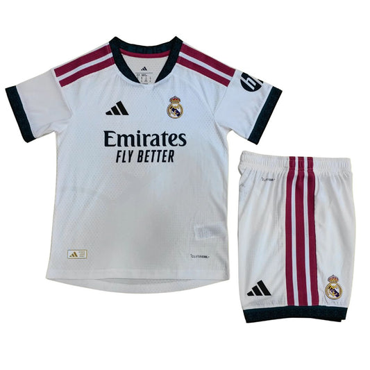 Kid's Real Madrid Home Jersey Kit Player Version - Jersey+Shorts 2026/27