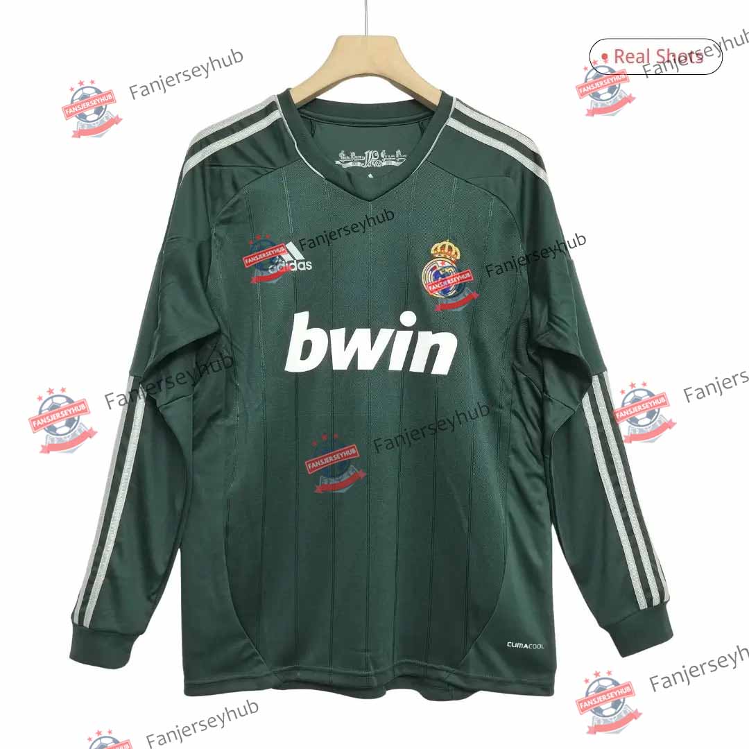 Ronaldo #7 Los Blancos 2012/13 Third Away Long Sleeve Retro Jersey