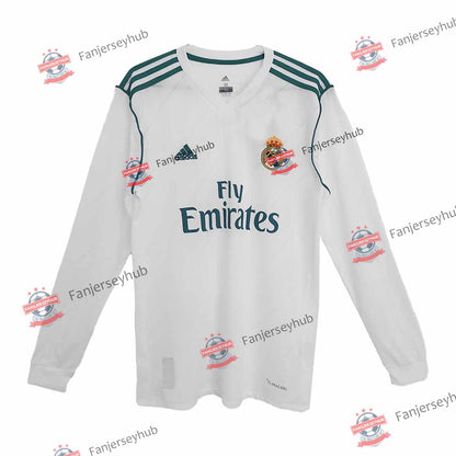 MAILLOT DE FOOT RÉTRO DOMICILE MANCHES LONGUES RONALDO #7 Les Merengues 2017/18