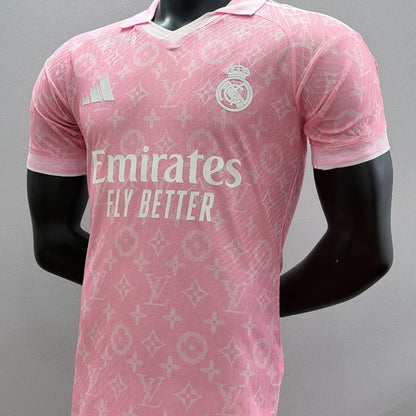 Real Madrid x LV Soccer Jersey 2026/27 Player Version Pink