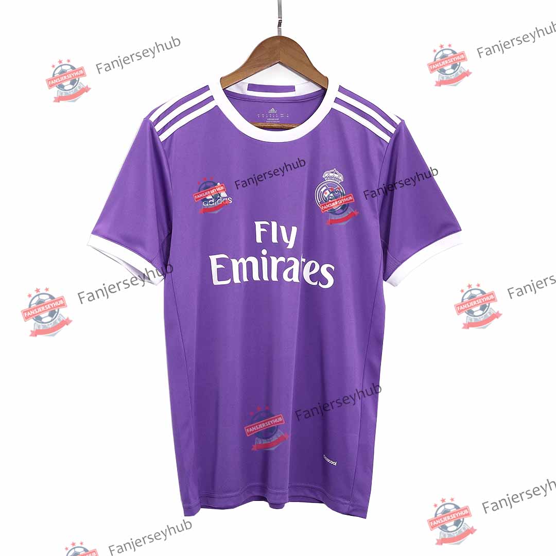 Ronaldo #7 Los Blancos 2016/17 Away Retro Jersey