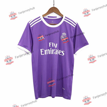 Ronaldo #7 Los Blancos 2016/17 Away Retro Jersey