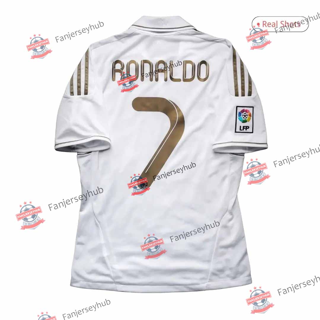 Maillot de football rétro domicile RONALDO #7 Les Merengues 2011/12
