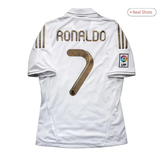 RONALDO #7 Real Madrid 2011/12 Home Retro Football Jersey