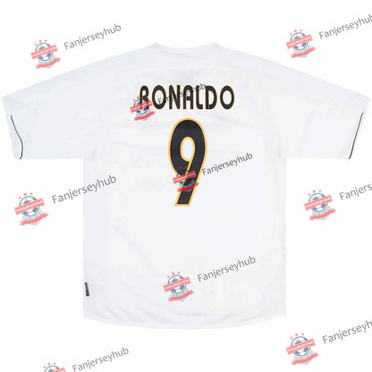 Ronaldo #9 Los Blancos 2003/04 Home Retro Football Jersey