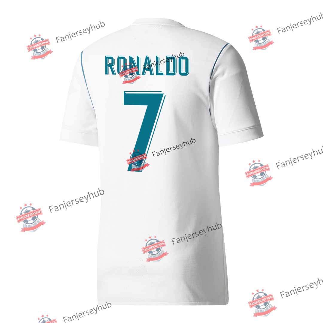 Maillot de foot domicile RONALDO #7 Rétro 2017/18 Los Blancos