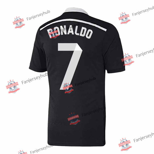 RONALDO #7 Los Blancos 2014/15 Third Away Retro Jersey