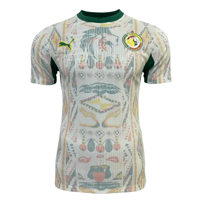 Maillot domicile de football du Sénégal pour la Coupe du Monde 2026 (Version joueur)
