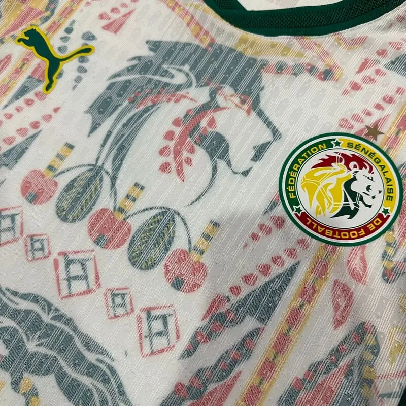 Maillot domicile de football du Sénégal pour la Coupe du Monde 2026 (Version joueur)
