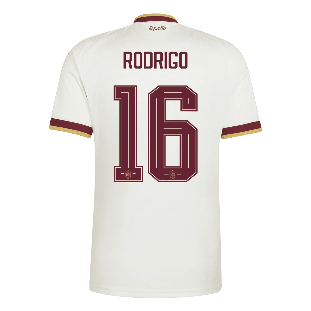 RODRIGO #16 Spain Away Player Version Winner Jersey 2026 World Cup