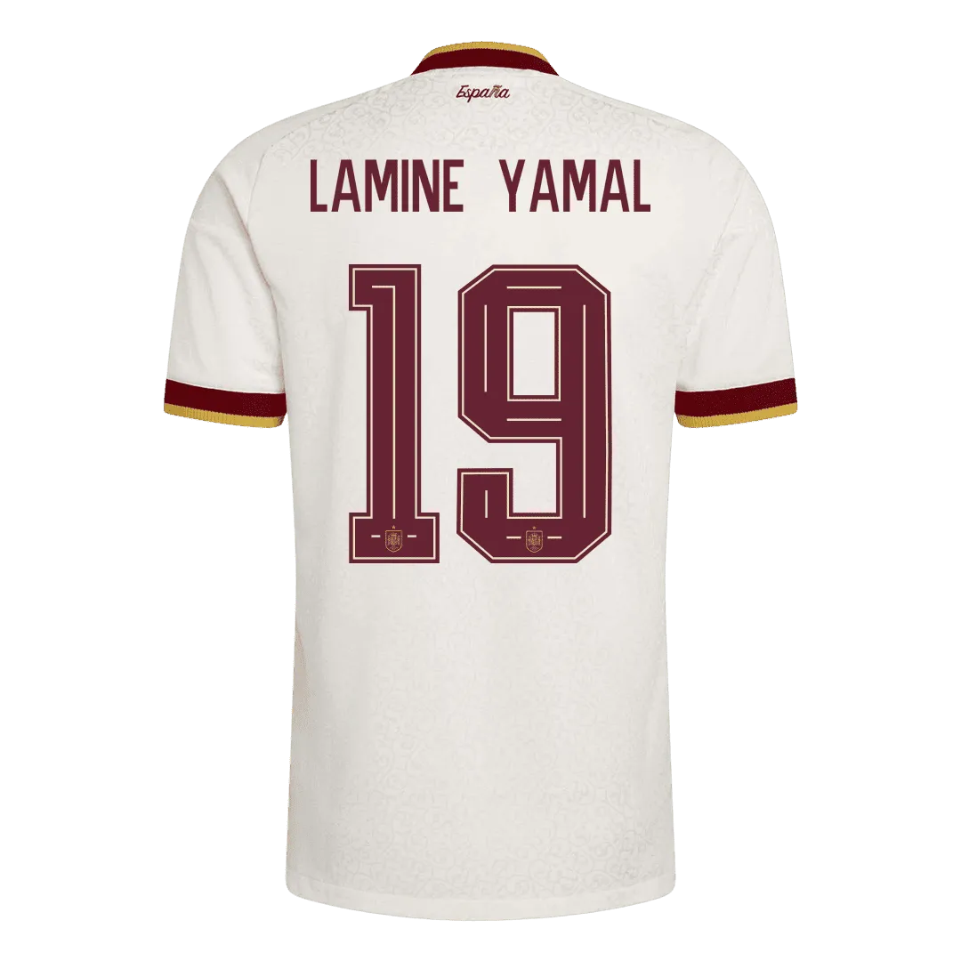 LAMINE YAMAL #19 Spain Away Player Version Winner Jersey 2026 World Cup