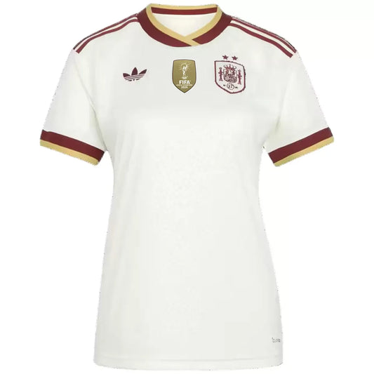 Camiseta de visitante de la selección femenina de España para el Mundial de 2026