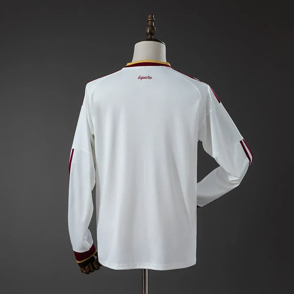 Camiseta de fútbol de visitante de España para el Mundial de 2026 de manga larga
