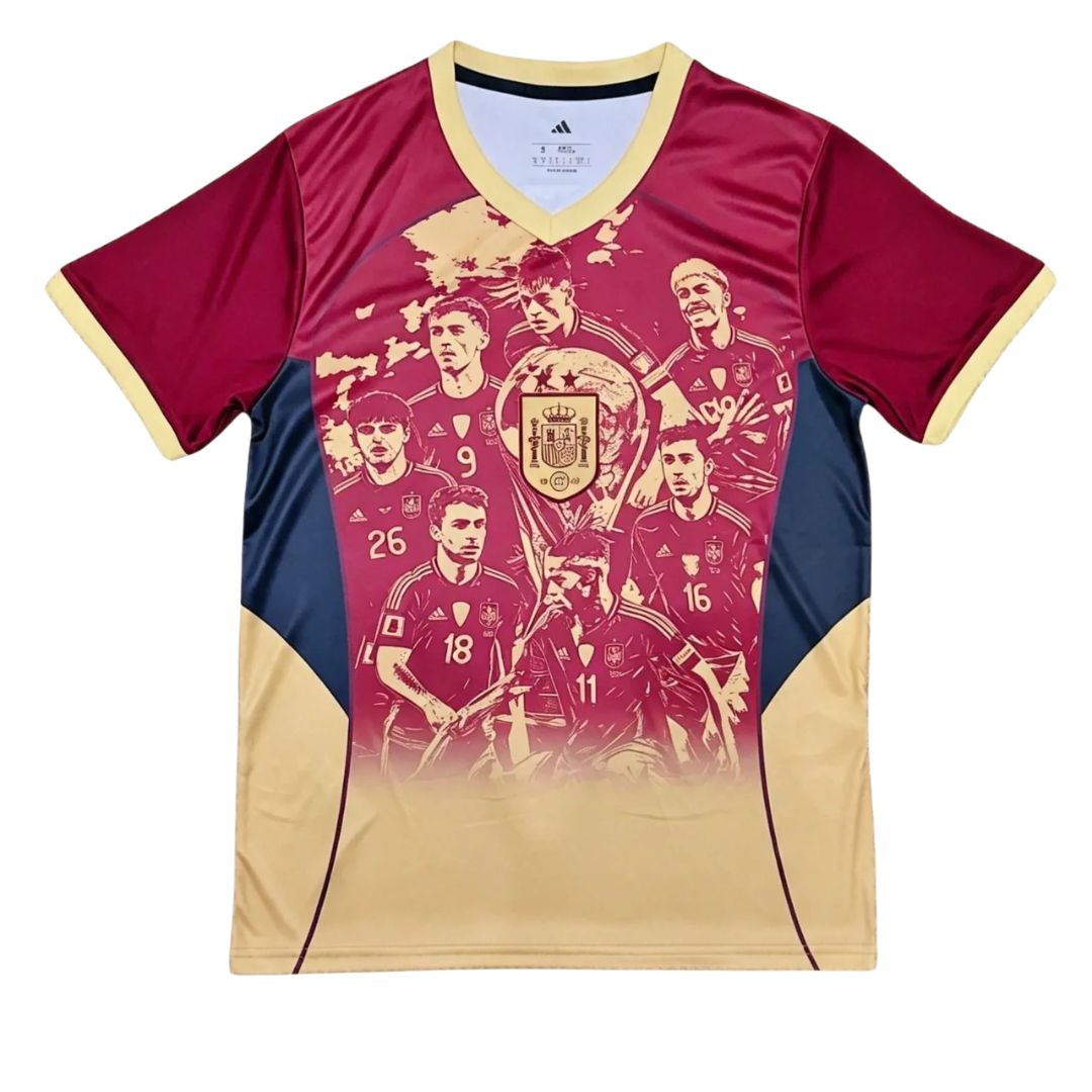 Spain Champions Special Soccer Jersey 2026 World Cup Red