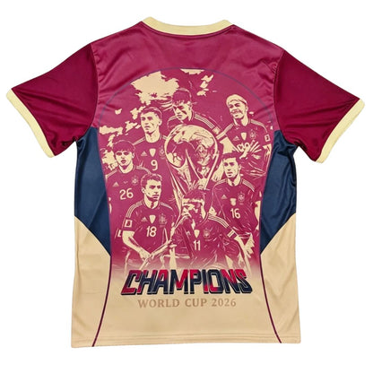 Spain Champions Special Soccer Jersey 2026 World Cup Red