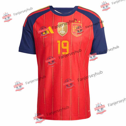 LAMINE YAMAL #19 Spain Home Player Version Winner Jersey 2026 World Cup