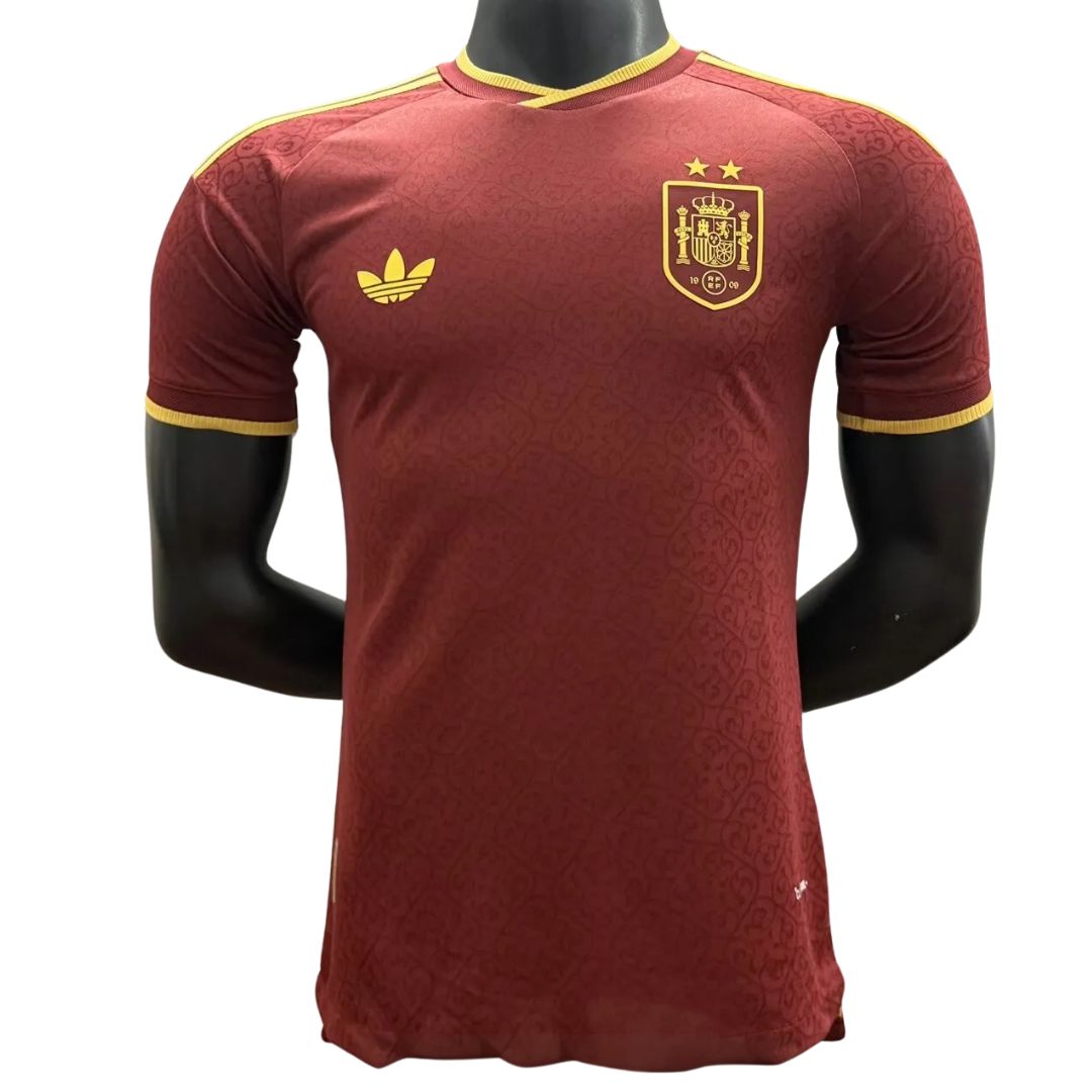 Maillot de football d'avant-match Espagne Coupe du Monde 2026