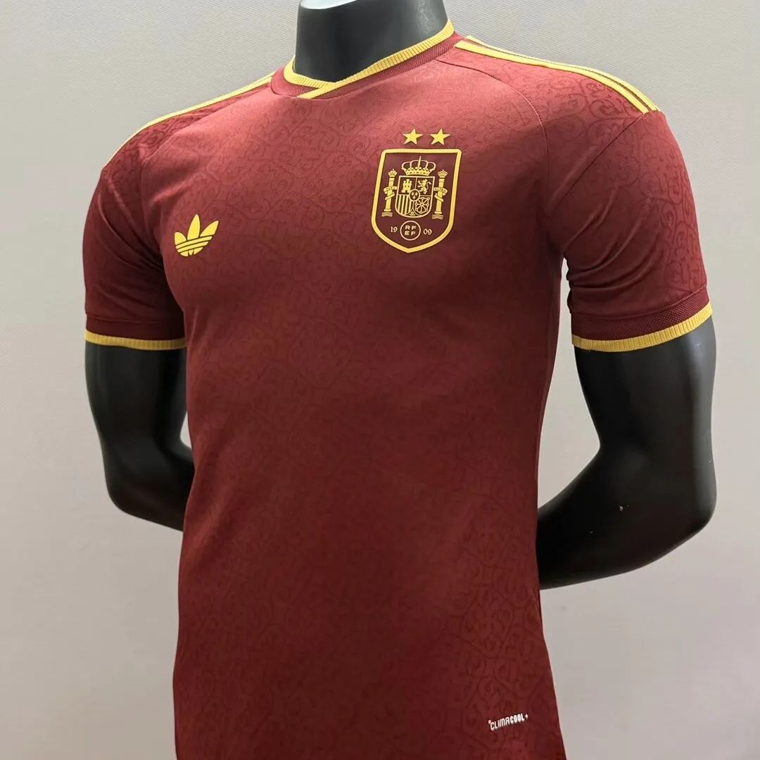 Maillot de football d'avant-match Espagne Coupe du Monde 2026