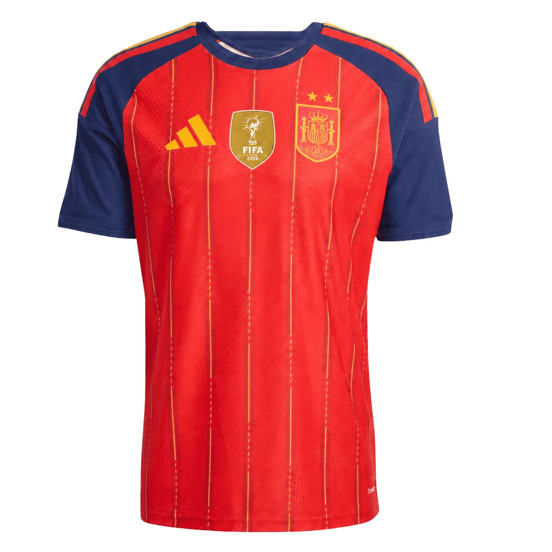 CAMPEONES #26 Spain Home Player Version Winner Jersey 2026 World Cup