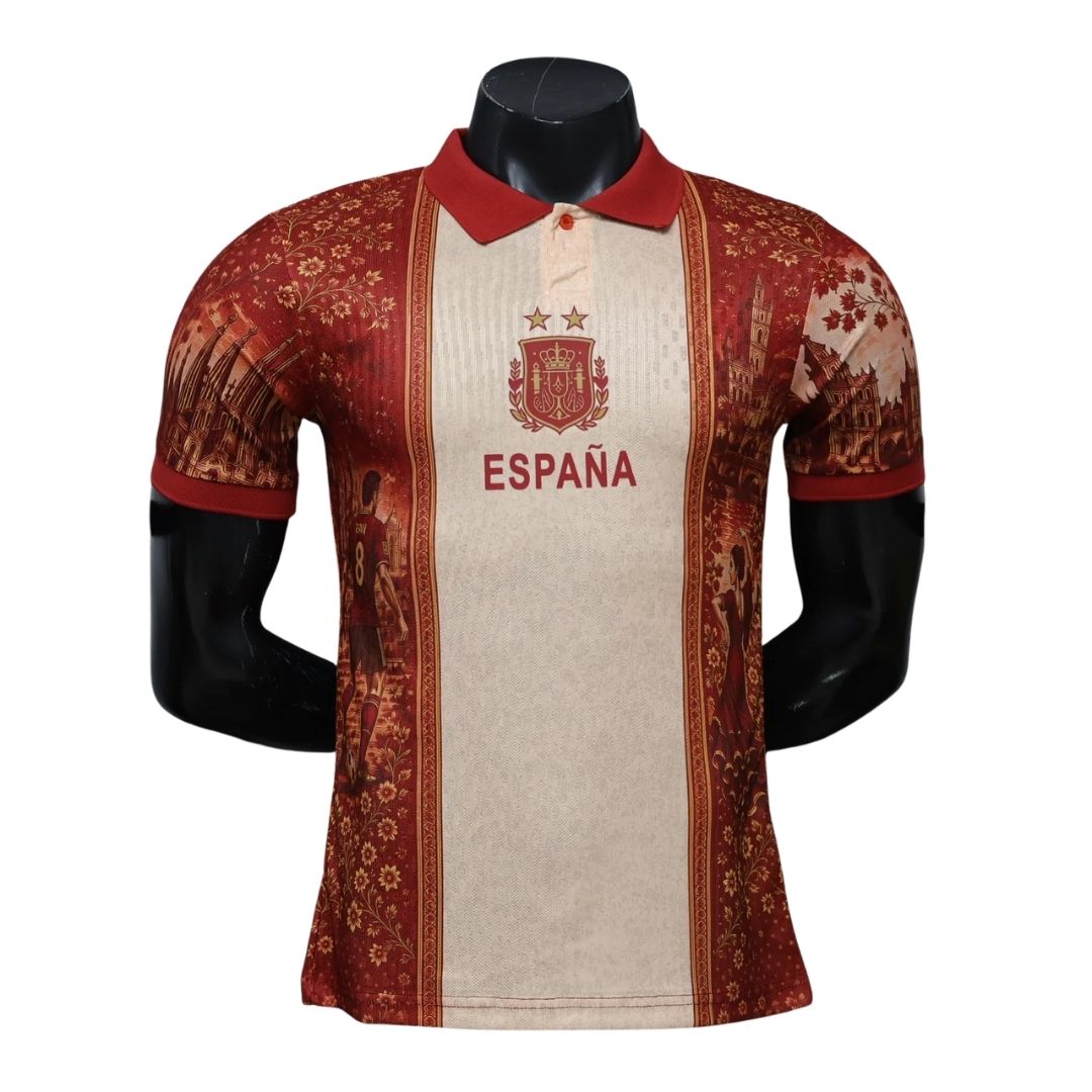 España Camiseta Prepartido Fútbol Camiseta Mundial 2026