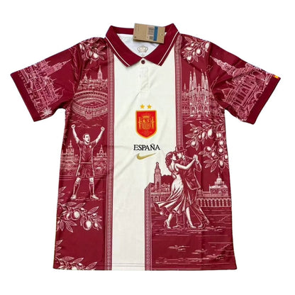 España Camiseta Prepartido Fútbol Camiseta Mundial 2026