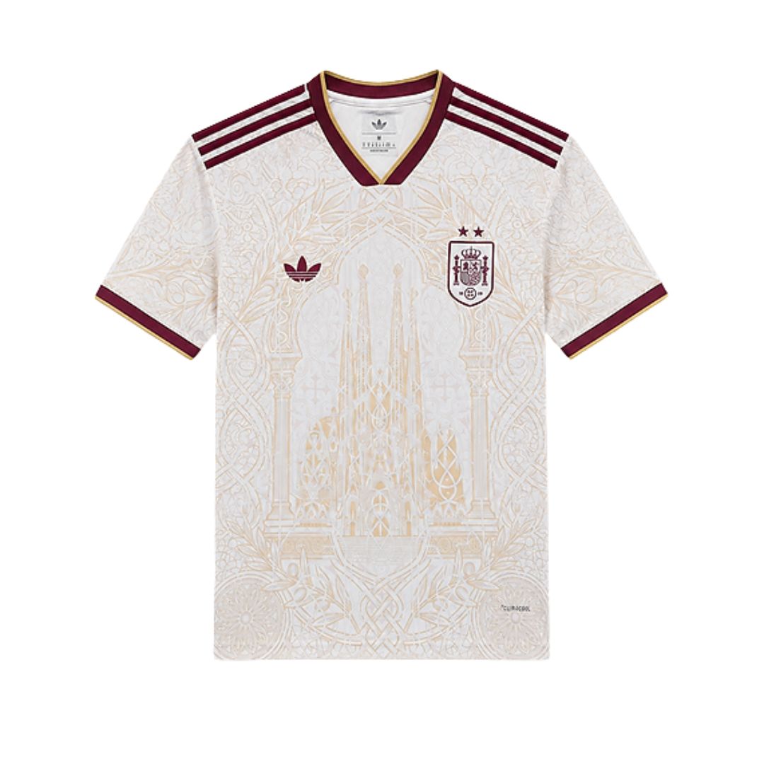 Maillot de football d'avant-match Espagne Coupe du Monde 2026