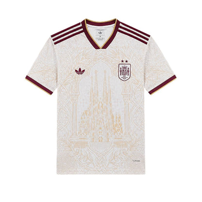 Maillot de football d'avant-match Espagne Coupe du Monde 2026
