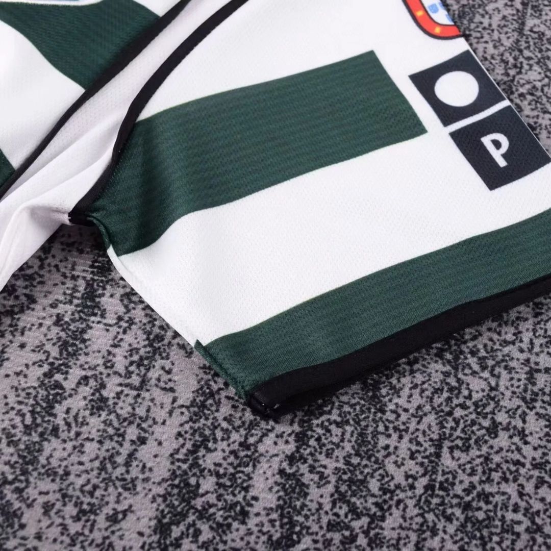 Kid's Sporting CP Home Soccer Kit - Jersey+Shorts 2001/03