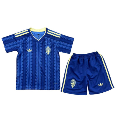 Kid's Sweden Away Soccer Jersey Kit 2026 World Cup
