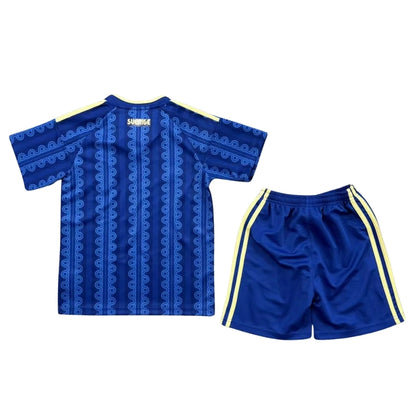 Kid's Sweden Away Soccer Jersey Kit 2026 World Cup