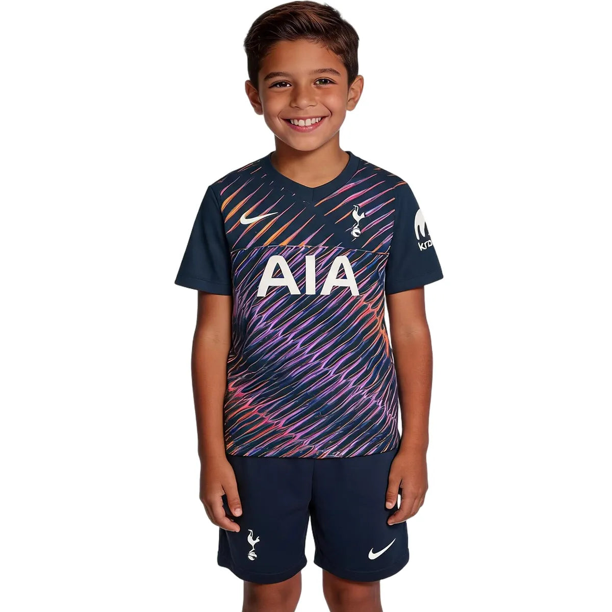 Tenue domicile enfant Tottenham Hotspur - Maillot + Short 2025/26