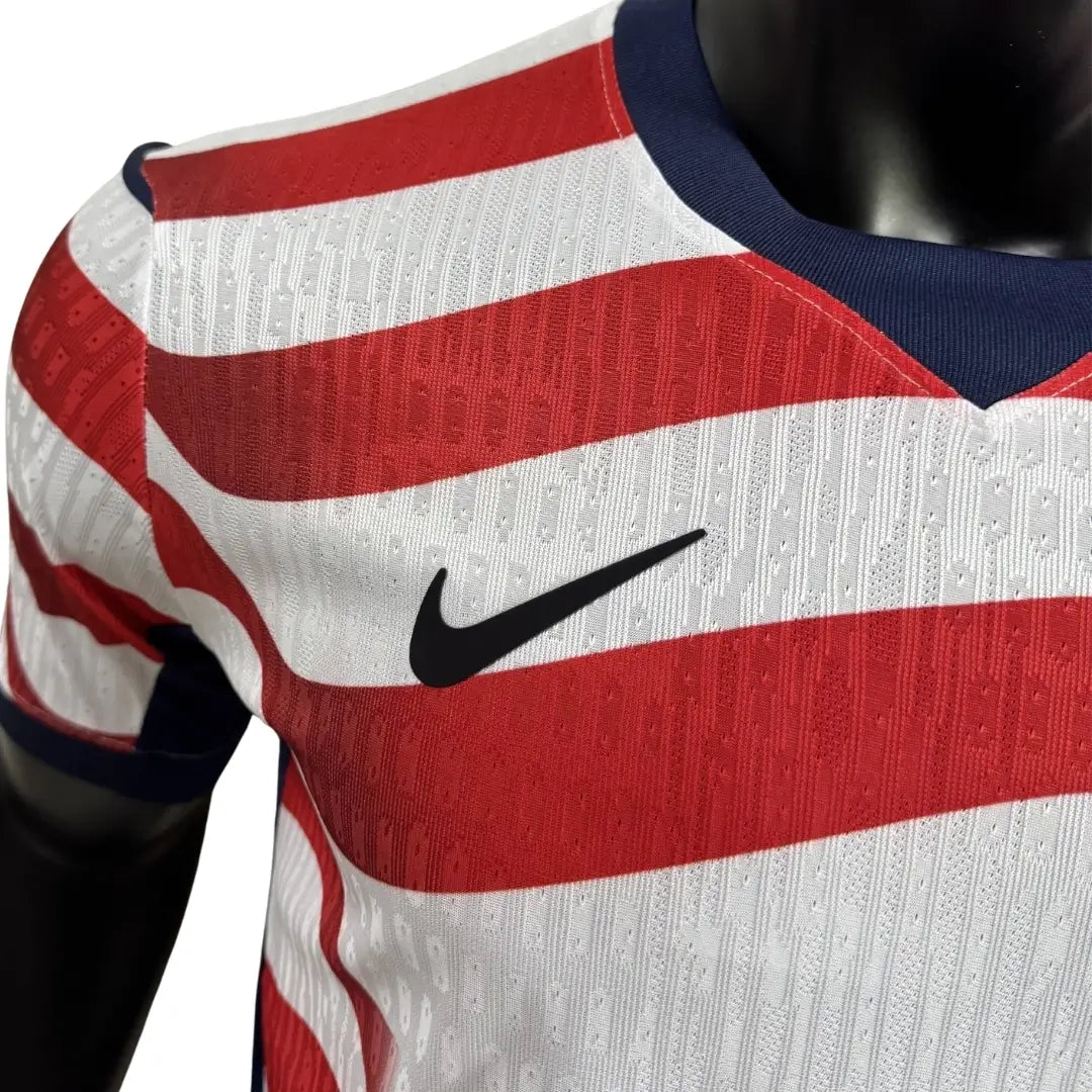 USMNT USA Outlaws Player Version Home Soccer Jersey 2026 World Cup Stripes