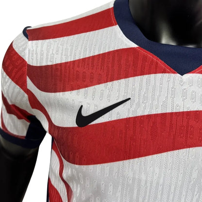 USMNT USA Outlaws Player Version Home Soccer Jersey 2026 World Cup Stripes