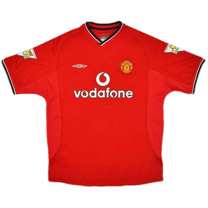 BECKHAM #7 Manchester United 2000/02 Home Retro Jersey